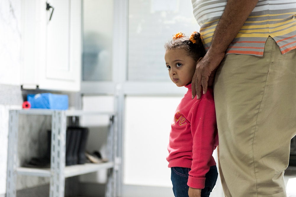 Esraa stands by dad