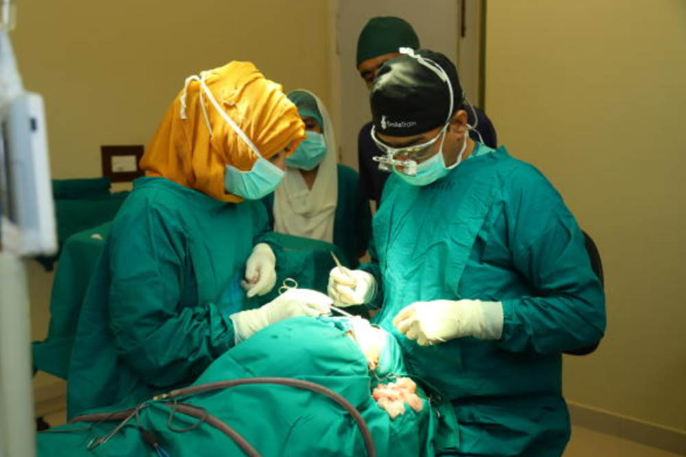 Pyari having cleft surgery