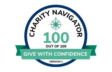Charity Navigator 100/100 Rating
